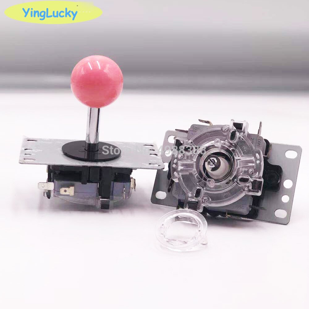 yinglucky 4pcs arcade-joystick HAPP joystick arcade diy pc jamma joystick 4/8 way for game red ball