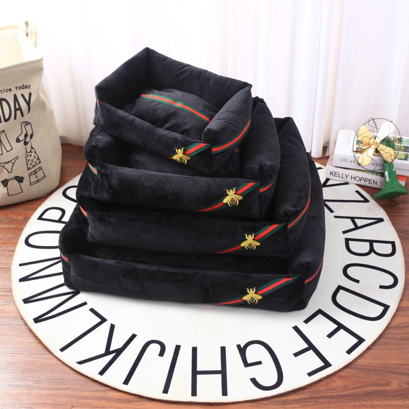 Dog Bed Mat Kennel Soft Dog Puppy Pet Supplies Nest For Small Medium Dogs Winter Warm Plush Bed House Waterproof Cloth Pet Beds
