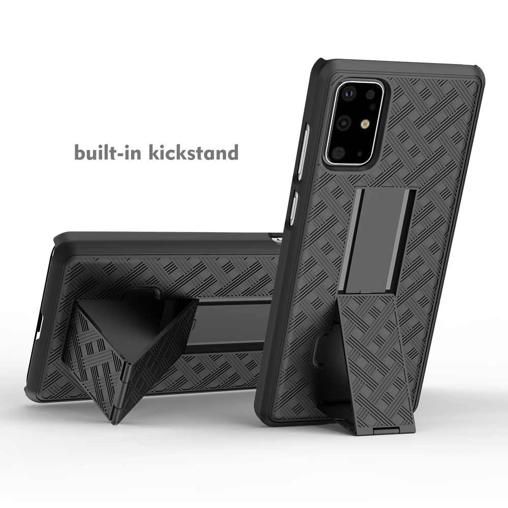 Running Sport Case Shell Kickstand Riemclip Holster Houder Voor Samsung Galaxy Note 20 10 Plus S20 Ultra S9 s22 Telefoon Cover