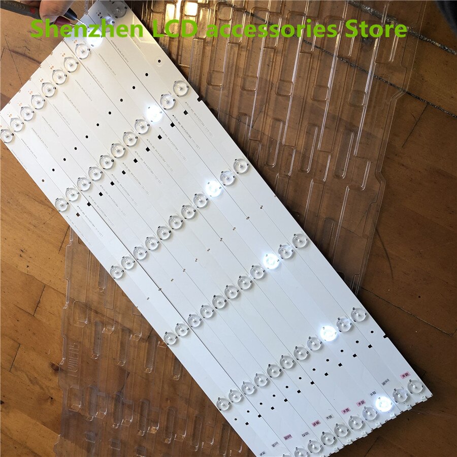 Barra de luz lcd para tv hisense led50k20jd, barra de luz de 50 polegadas, led 50ec280jd svh500a22 100% novo