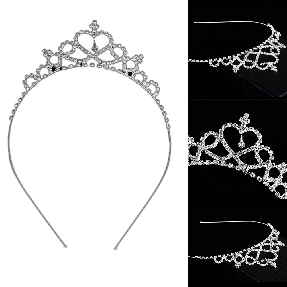 1PC Baby Meisjes Mooie Meisjes Princess Bridal Crown Crystal Tiara Hoepel Hoofdband Haarband Accessoires