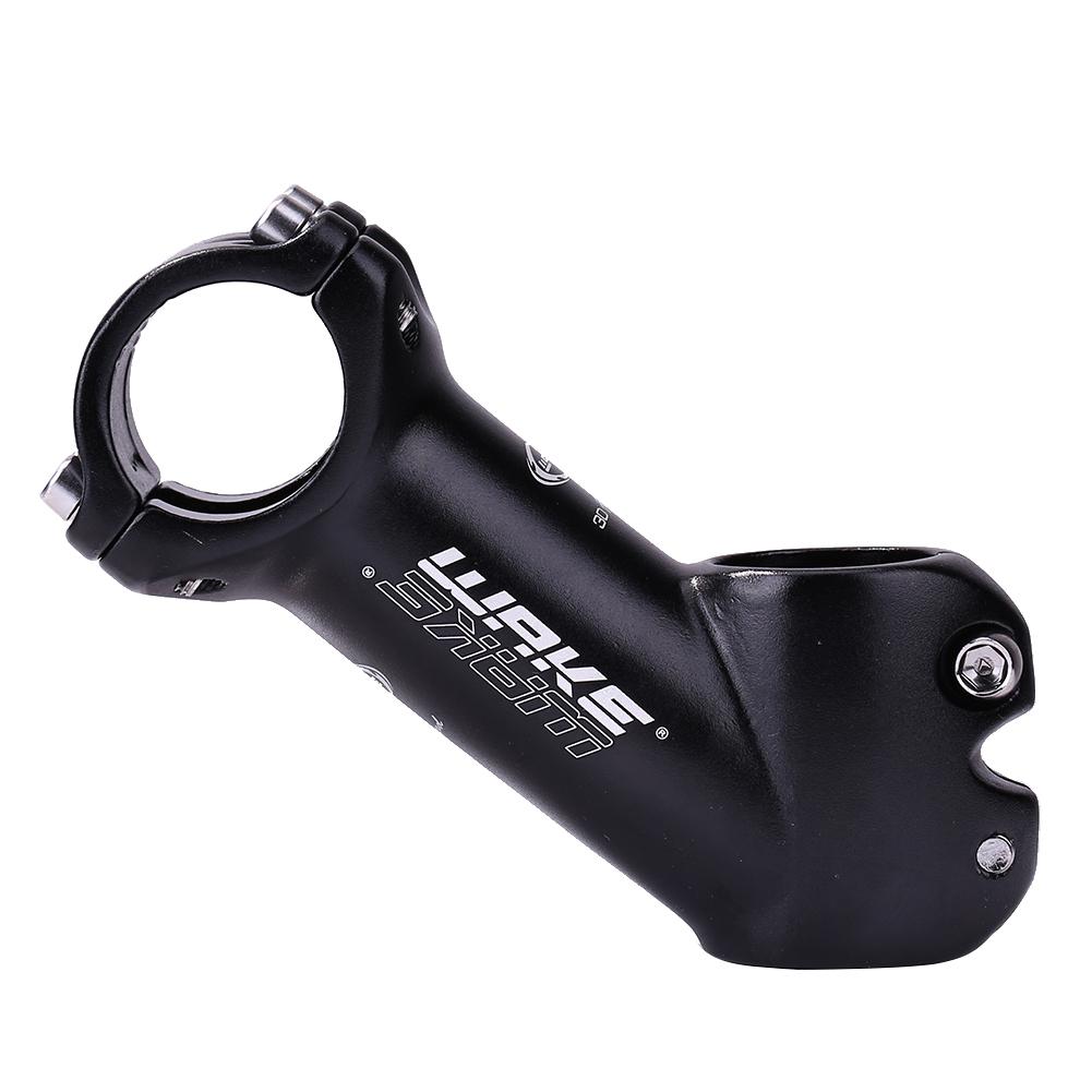 31.8mm Bike Stem Bike Carbon Fiber Stem Bicycle Riser Stem MTB Road Bike 90mm 45 Degree Mountain Road Bike Handlebar Stem