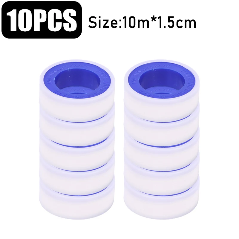 50/1Stck Wasser Rohr halt Lecks Dicht Band Waschbecken Abflussrohr Gewinde Kanal Bänder Sanitär passend zu Reparatur Werkzeug PTFE dichtband: Champagner
