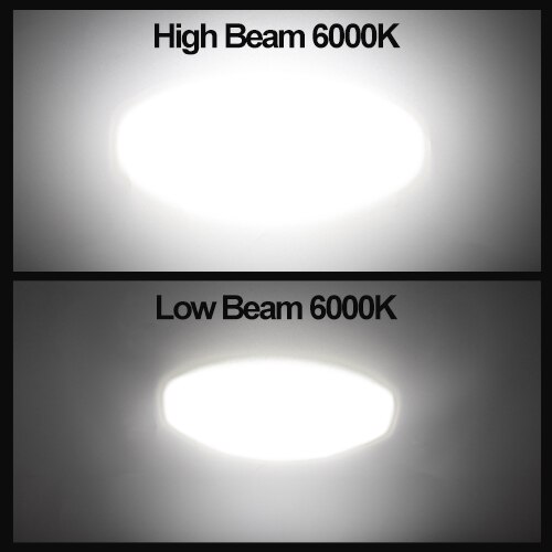 H6 BA20D H4 Led Motorfiets Koplamp Lampen Met Lens Scooter Mistlampen H4 Led Moto Lamp 6000K: BA20D / white