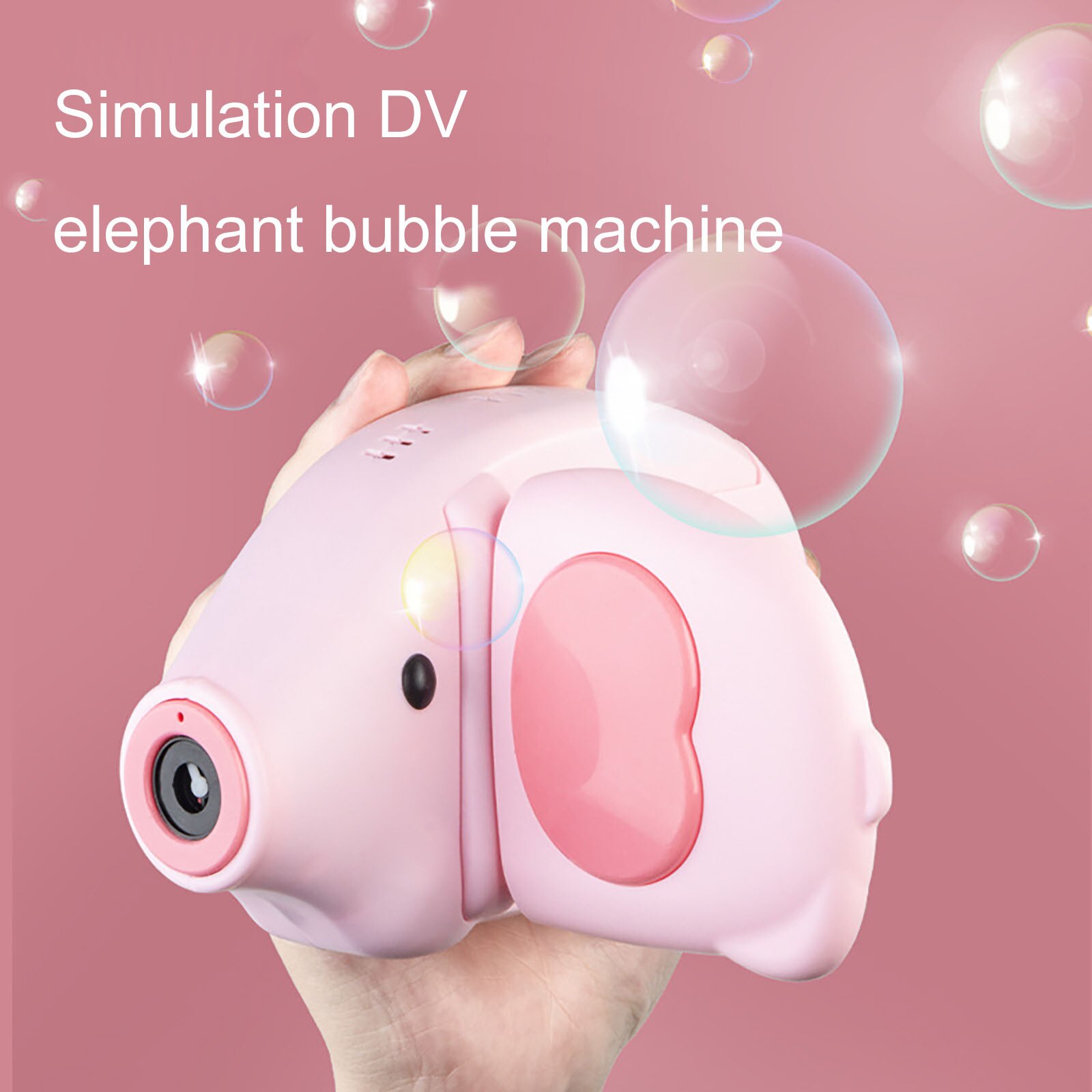 Educatieve Kinderen Leuke Olifant Camera Vorm Bubble Blazen Speelgoed 10Ml Blower Maker Kids Outdoor Bad Zeep Speelgoed Water Speelgoed