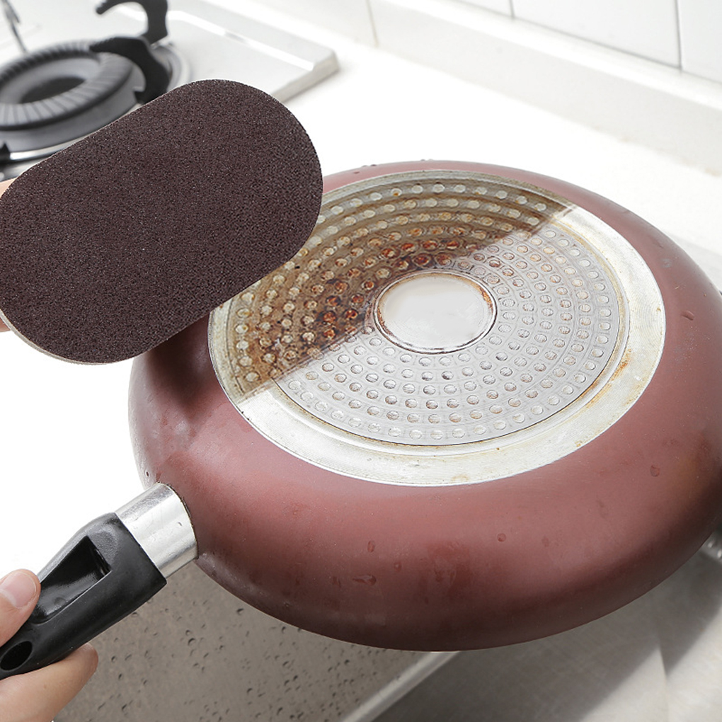 Esponja de carburo de silicona para limpieza, suministros de limpieza, fregadero de óxido, olla, Bol, cepillo, herramientas de cocina