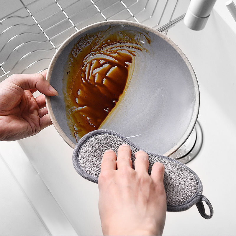 10/5/3/1PCS Scrub Sponzen voor Gerechten Non-Scratch Microfiber Spons Non stick Pot Schoonmaken Sponzen Keuken Gereedschap Wassen Pot Gadgets