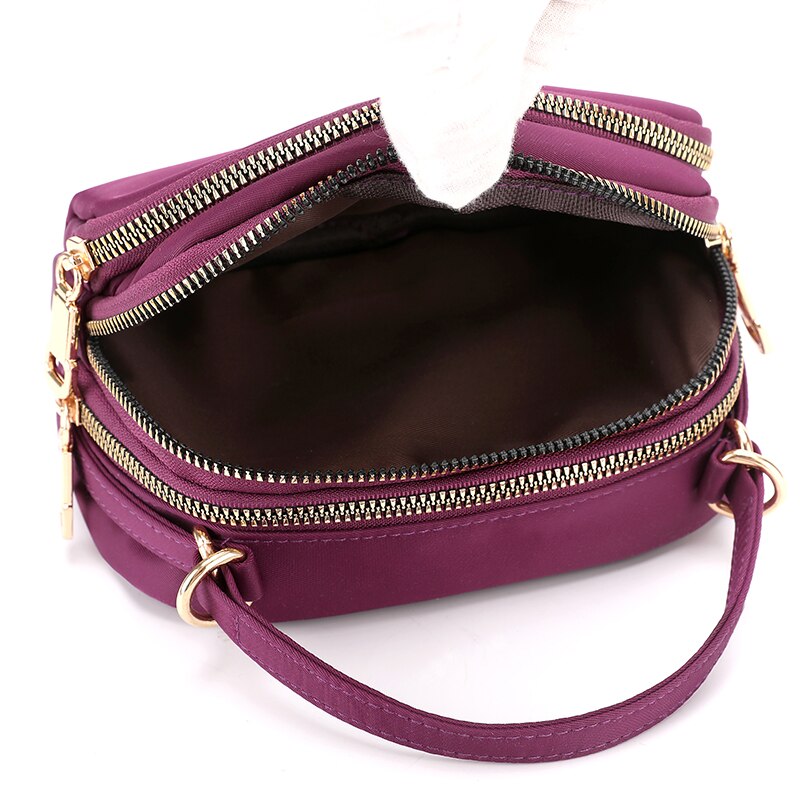 Vrouwen Handtas Composiet Schoudertas Waterdichte Nylon Tas Draagbare Crossbody Bag Mode Wilde Handtas Kitty Portemonnees