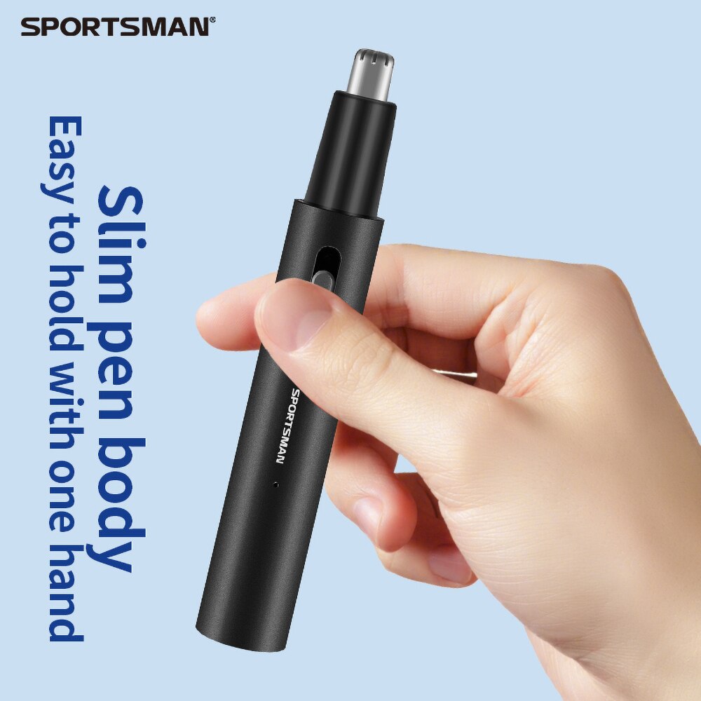 Lithium ion electric male nose eyebrow trimmer men's razor nose hair remover