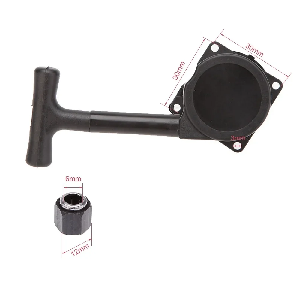Universele trekstarter met terugslagstarterset voor nitro-motoren, trekstarterhendel voor  rc 1/10 r025 r020 hsp  .18 rc nitro vertex vx-motoren