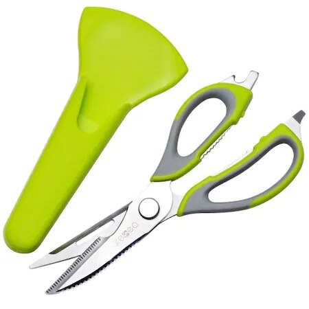 Super Multifunction Cutter Stainless Steel Magnet Kitchen Scissors