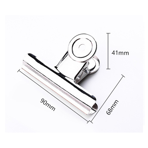 1p Powerful Metal Clip Stationery Office Supplies Household Folder Fixing Small Book Clip Extra Large Sketch Board Drawing Clip: 90cm-1p