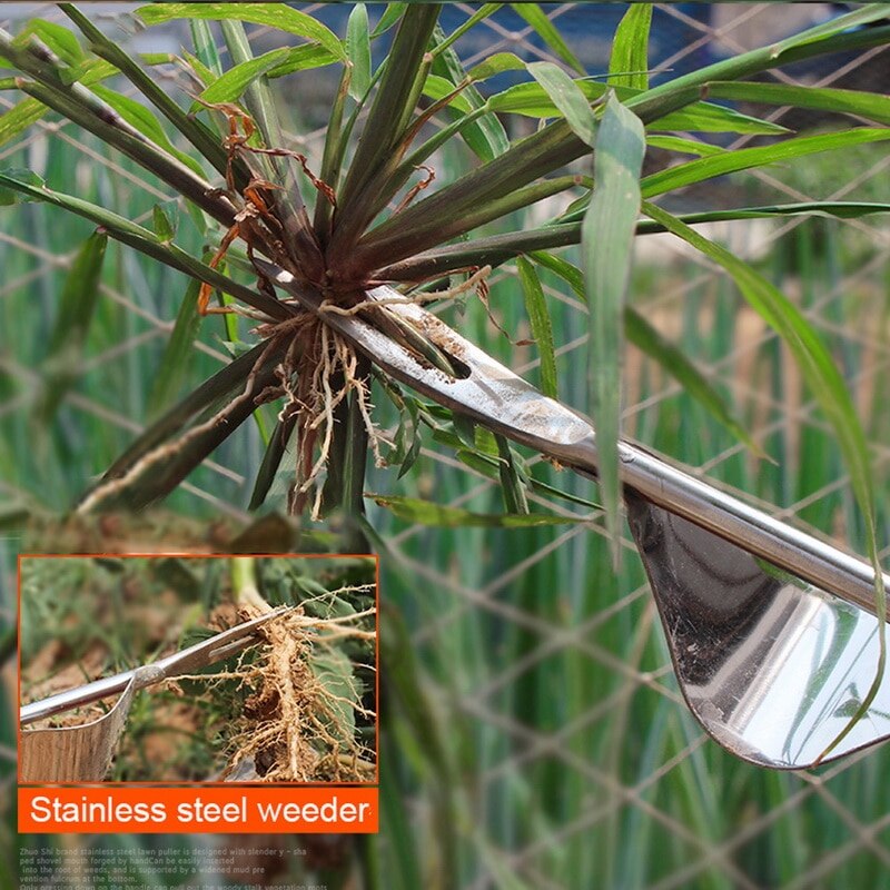 Manual Weeding Tool Garden Hand Weeder With Wood Handle Hand Weeding Tool Manual Farmland Digging Lawn