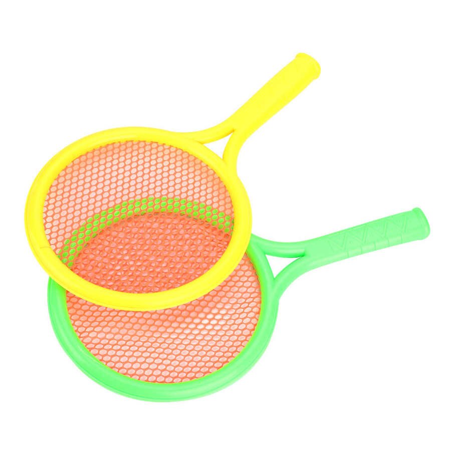 1Set Mini Dual Badminton Tennis racchetta Mini Badminton racchetta Outdoor Educational Baby Sports gioco gioca giocattoli per bambini