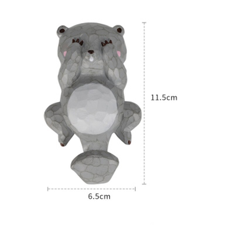 Schattige cartoon deur hoeden/kledinghanger haak dieren kinderen huishoudelijke versiering hars wandhaak kapstok het beste voor kinderen: Type 2