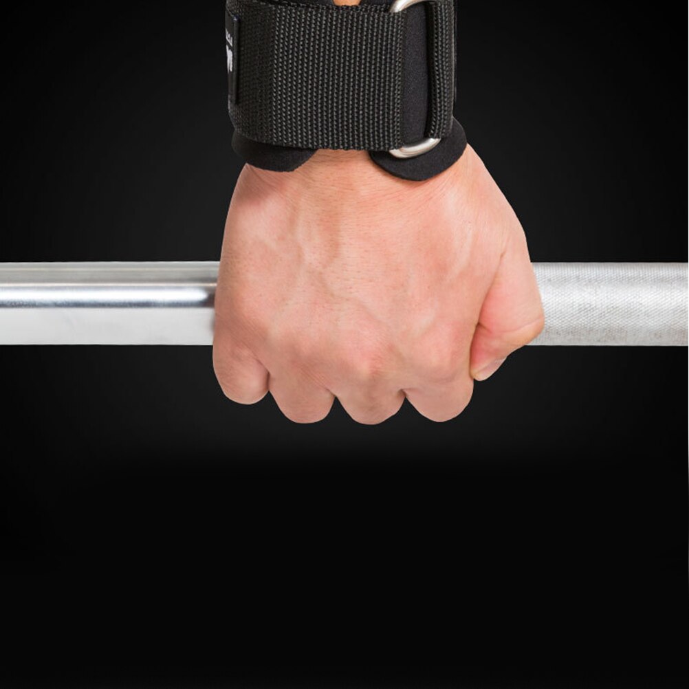 1 par hantel vikt lyft krok grepp remmar handskar handledsstöd för träning gym vikter kraft tyngdlyftning pull-up verktyg