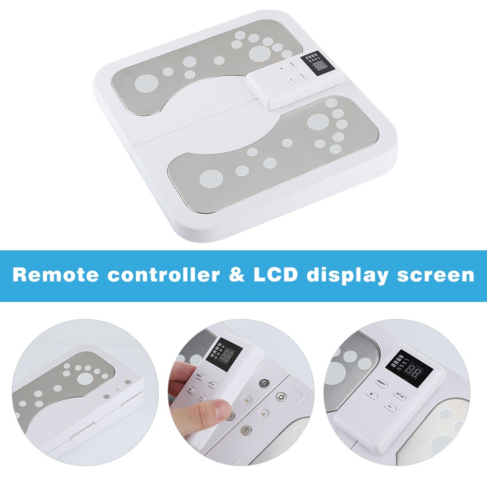 Electric Foot massage Pad Folding Foot Massager Remote Control Foot Massage Instrument Machine Low Frequency Pulse Physiotherapy