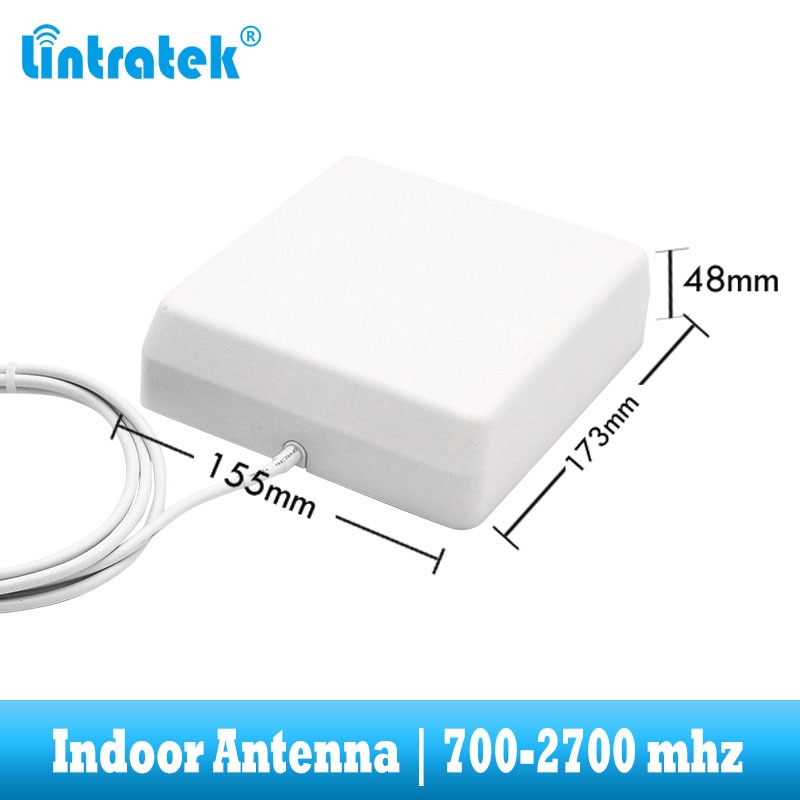 Lintratek 9dbi 700-2700Mhz 2G 3G 4G Indoor Panel Antenne GSM CDMA WCDMA LTE UMTS indoor Repeater Antenne 4G LTE Muur Antenne