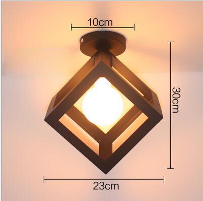 Meerdere Staaf Smeedijzeren Plafond Verlichting Nordic Vintage Industriële Loft Plafond Lampen Voor Thuis Verlichtingsarmaturen: B / 4 Heads