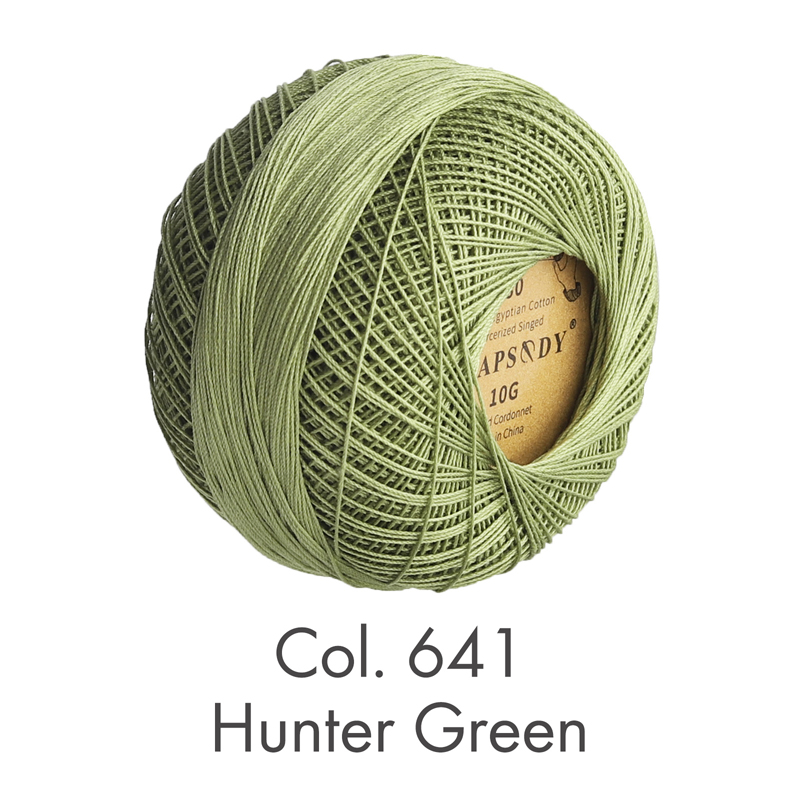 Rhapsody-hilo de algodón perlado Premium, tamaño 80, 184yd, 10 gramos cada bola para todo tipo de tejer, ganchillo y tatuajes: Blanco cremoso