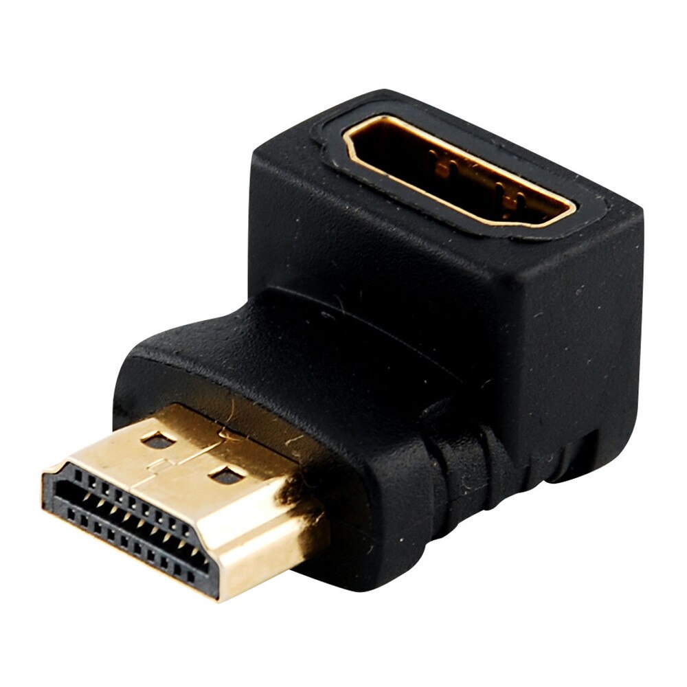 1Pc Hdmi-Compatibel Man-vrouw Haakse Connector Adapter 90 Graden Extender 1080P Hdtv