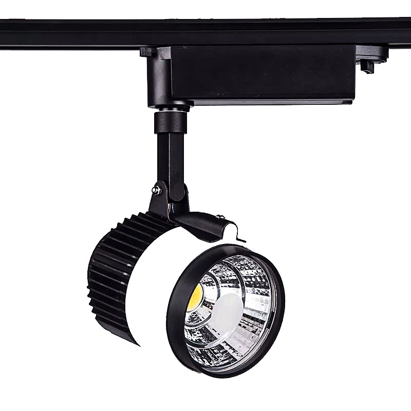 DONWEI Track Lighting 20W 30W COB LED Rail Spotlight For Clothes Shoes Shop Store Showroom Mall Exhibition Tracking Lamp