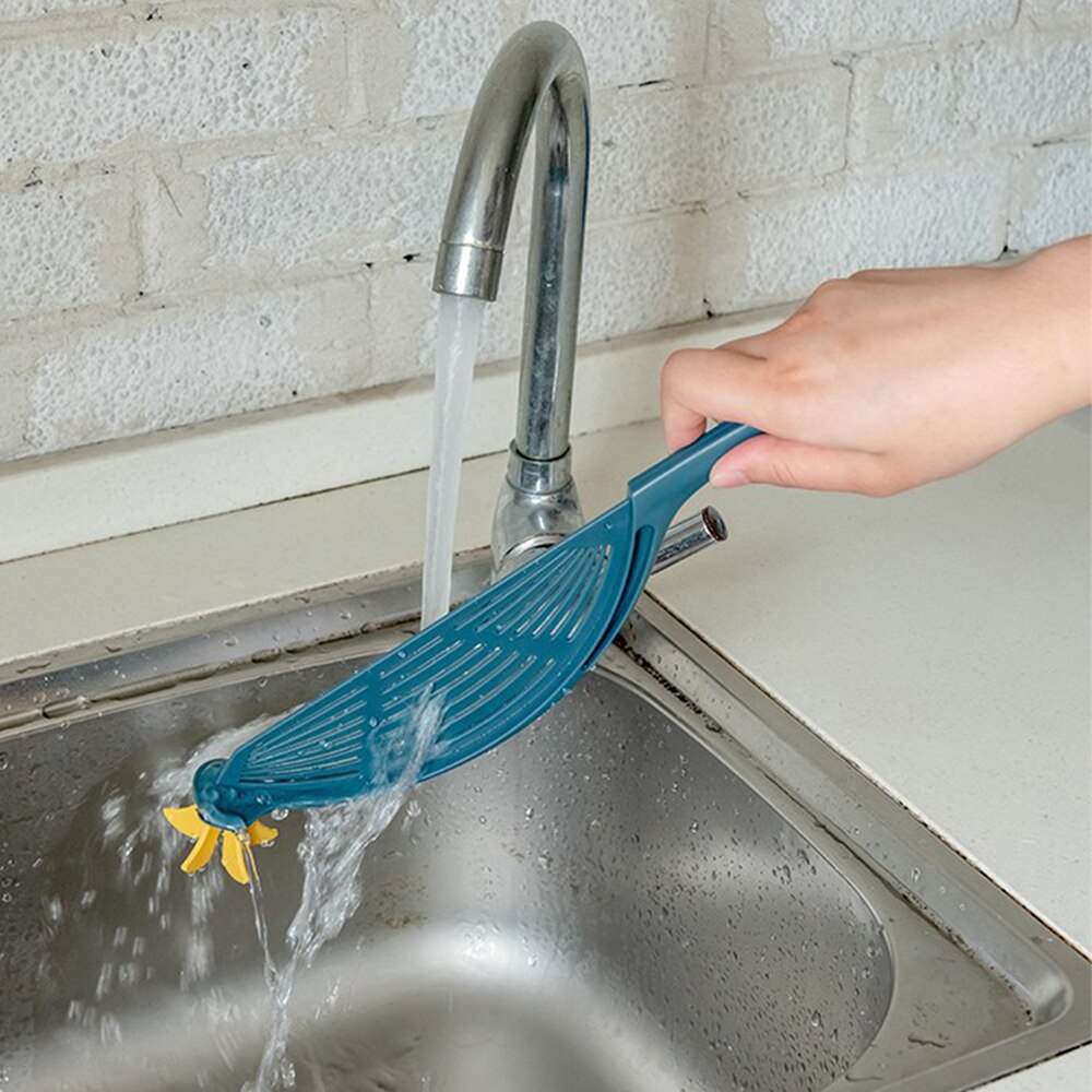 Kitchen Rice Drainer Washing Stirring Sieve Household Plastic Rice Washer Noodle Fruit Cleaner Multifunctional Colander Tools
