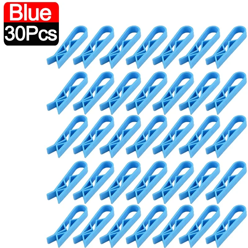 2-50pcs Waste Basket Can Fixation Clip Rubbish Bag Clips Practical Garbage Bag Anti-Slip Holder Clamp Snack Bag Sealing Tools: Clear