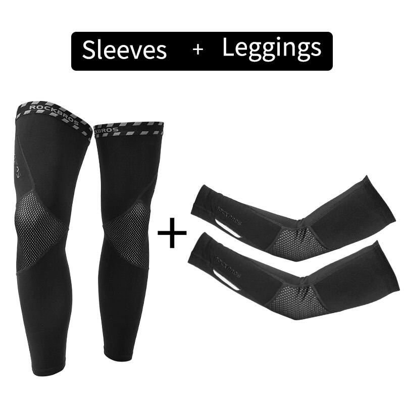 ROCKBROS-Manguitos de Polar cálidos para correr y ciclismo, para invierno, transpirables, coderas deportivos para ejercicio, calentadores de basquetbol: Suits / L