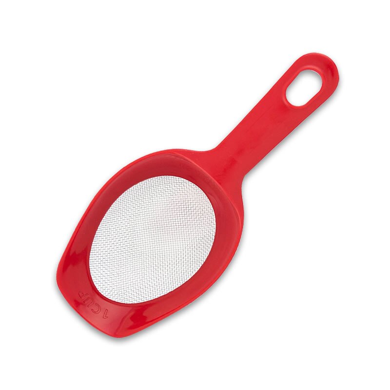 Stainless Steel Long Handle Flour Sieve with Hanging Hole Strainer and Colanders FDA approved Product Kitchen&Dining