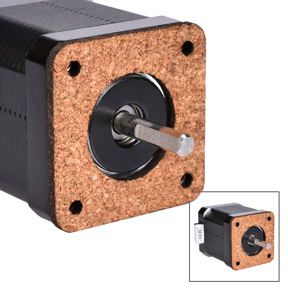 1/5pcs Nema 17 Stepper Motor Damper 3mm thickness Cork Gasket Damper Nema17 42 Stepper / Isolator for 3D Printer
