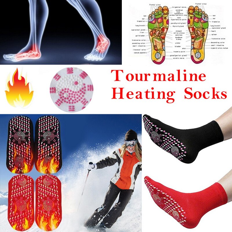 Selbst heizung magnetisch Socken für Frauen Männer Selbst Erhitzt Socken Tour Magnetische Therapie Komfortable Winter Skifahren Warme Massage Socken