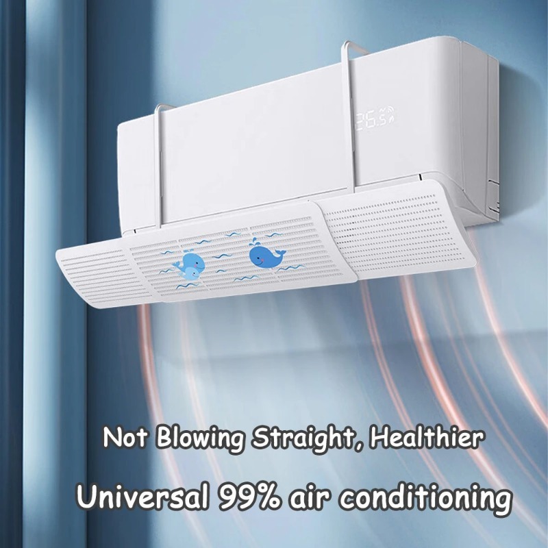 Airconditioning Windscherm Baby Anti Direct Blazen Schaalbaar Instelbare Windgeleider Cover Uitlaat Baffle Windscherm Stofkap
