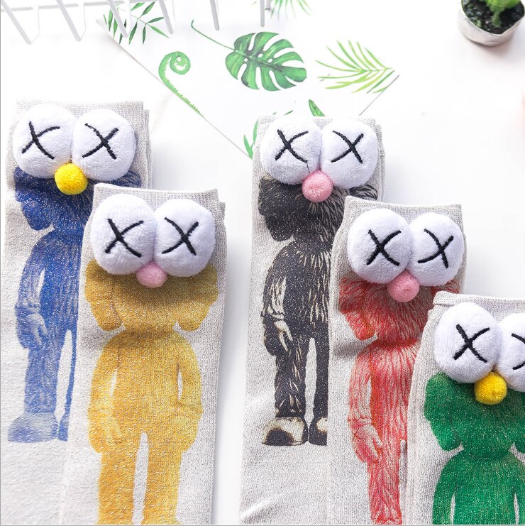 Kinderen Grote Ogen Vlinder Knie Sokken