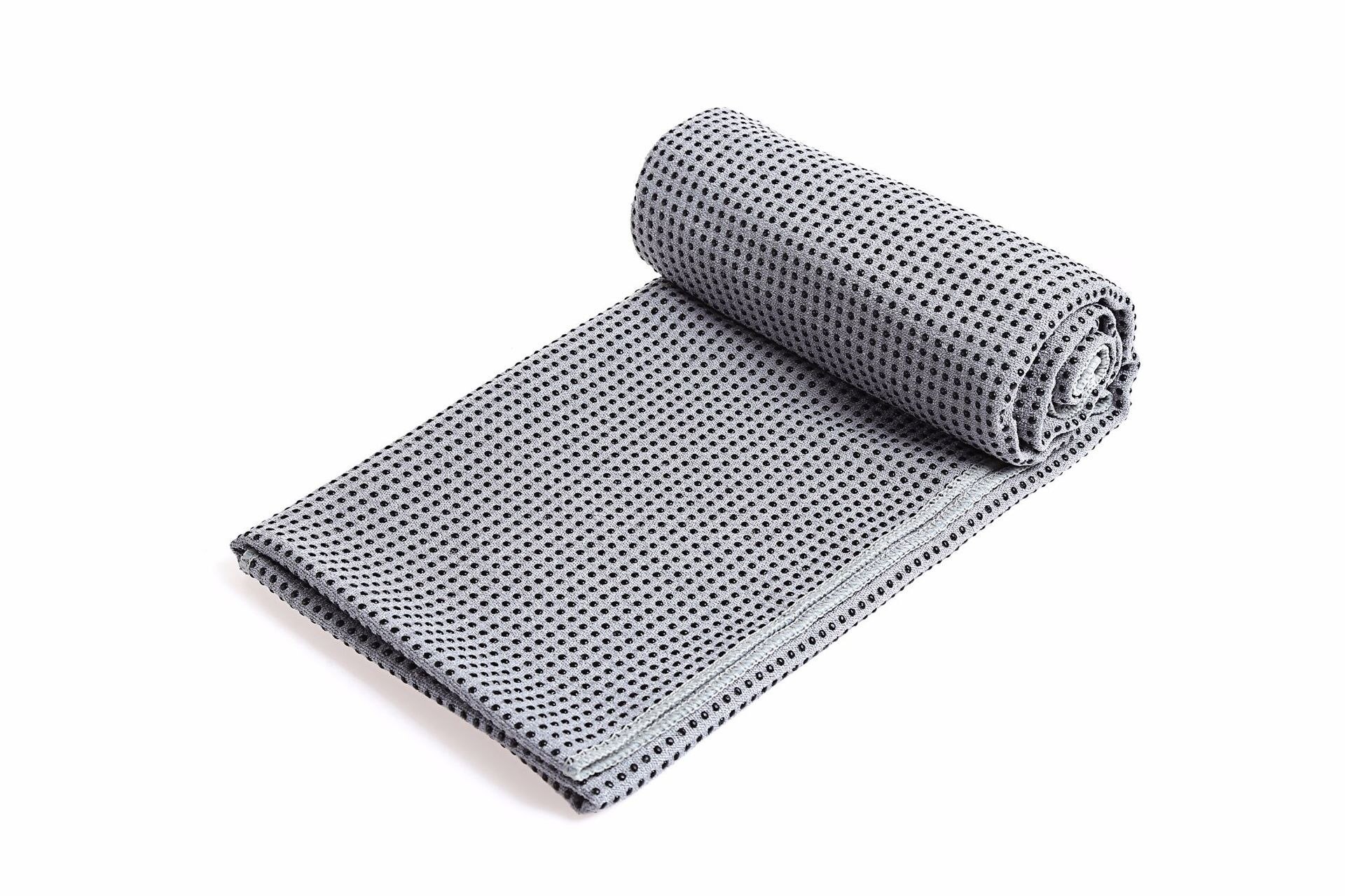 Yoga Mat Antislip Handdoek Pvc Deeltjes Pruimenbloesem Stippen Te Absorberen Zweet Beschikbaar In Meerdere Kleuren Yoga Handdoek fitness Acces: GRAY