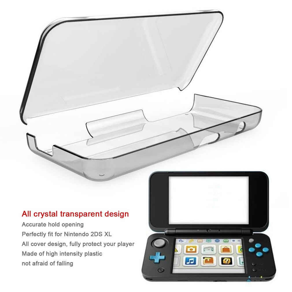 Beschermhoes Voor Nintend 2Dsxl Crystal Shell 2Dsll Kristallen Beschermende Shell 2DS Ll Gamer Transparante Shell