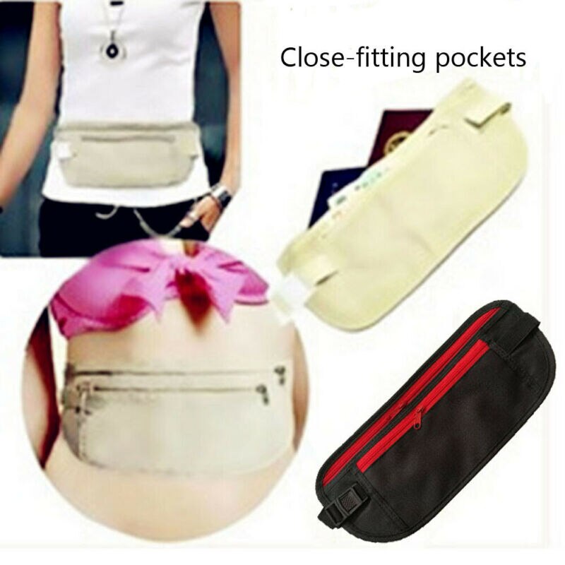 Multifunction Waterproof Waist Packs Hidden Security Phone Key Bag Strap Bag For Travel and Jogging Travel Sports Bags