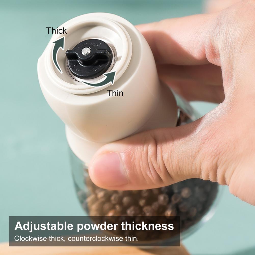 Salt Grinder Multi-function Spice Grinder Safe Dust Proof Pepper Shaker Spice Grinder
