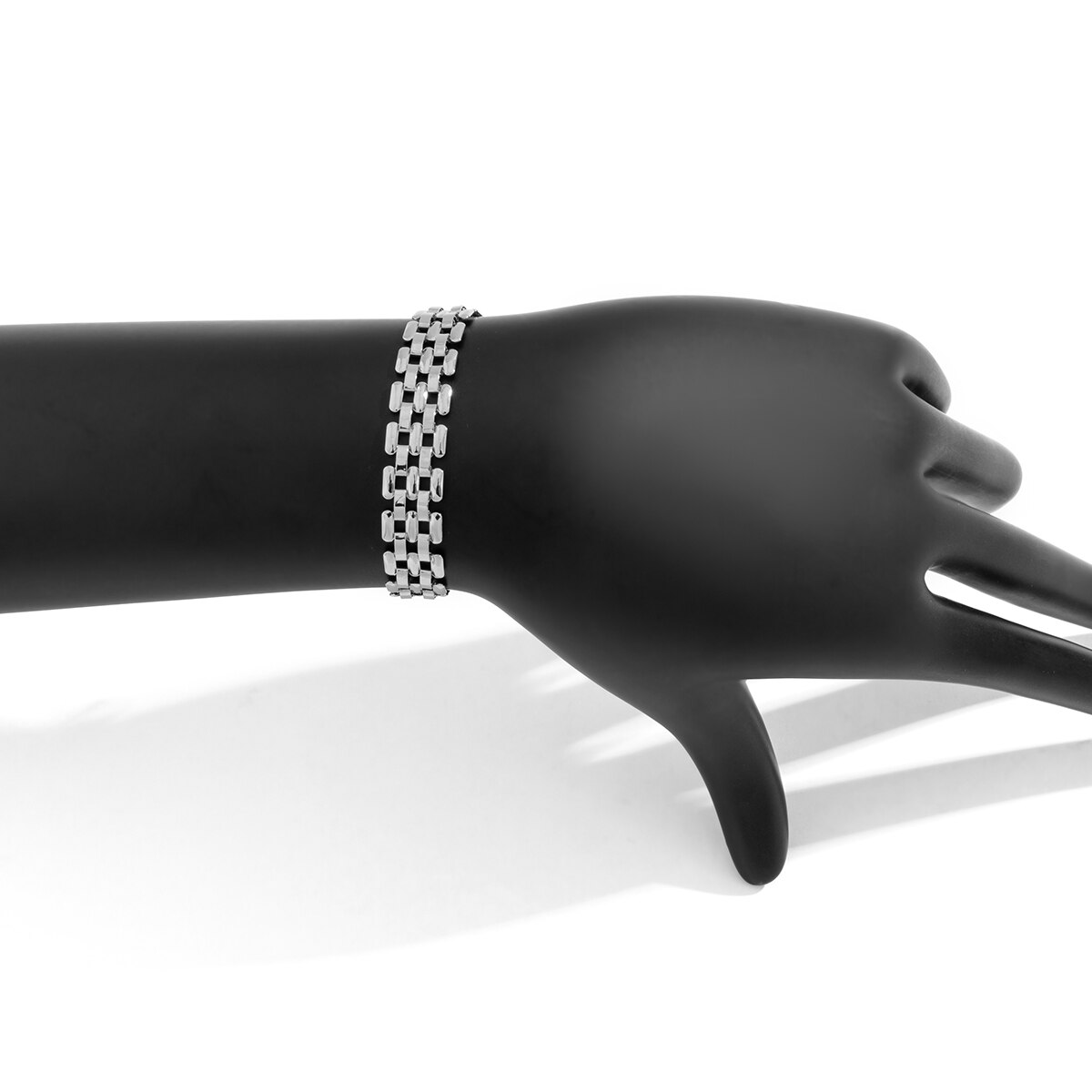 Lacteo Vintage sztuczna perła geometryczna Choker naszyjnik dla kobiet modny złoty kolor metalowy cienki łańcuszek do obojczyka naszyjnik prezent: Silver Color 4
