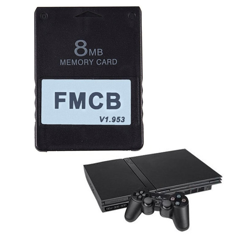 Tarjeta de memoria FMCB v1.953 para PS2, Playstation 2, 8, 16, 32, 64MB