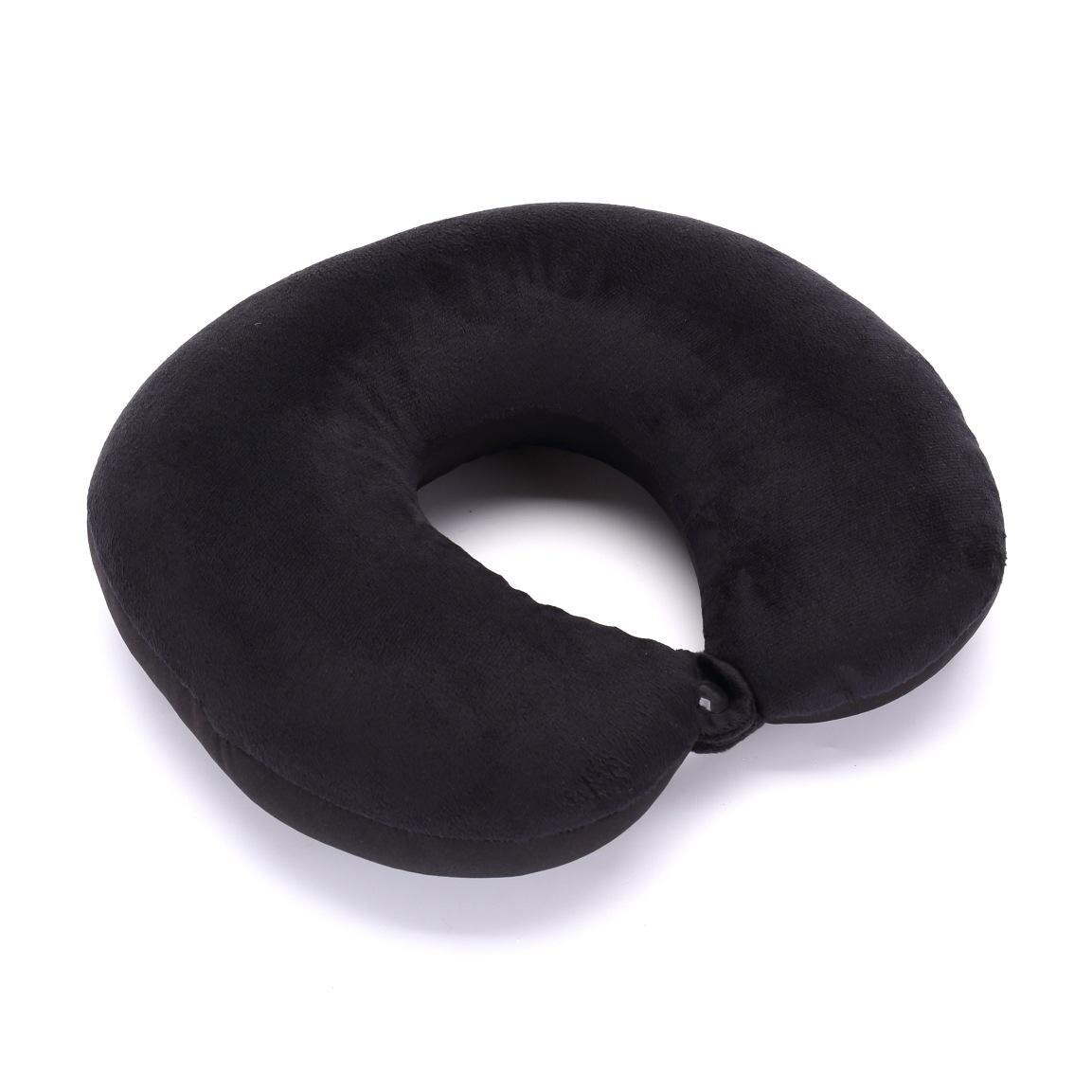 U-formet nakkepude rejsepuder med knap skum kropspude dekorativ kontorpude: 5