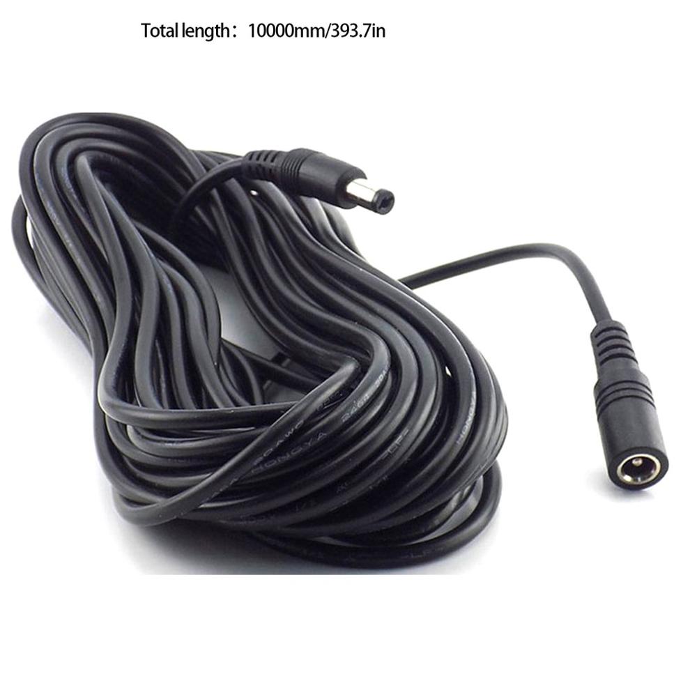 10m 5m 3M 2m 1m 5.5 x 2.1mm DC Power connector Jack Adapter lead cord 12v cable DC female Male extension external Plug