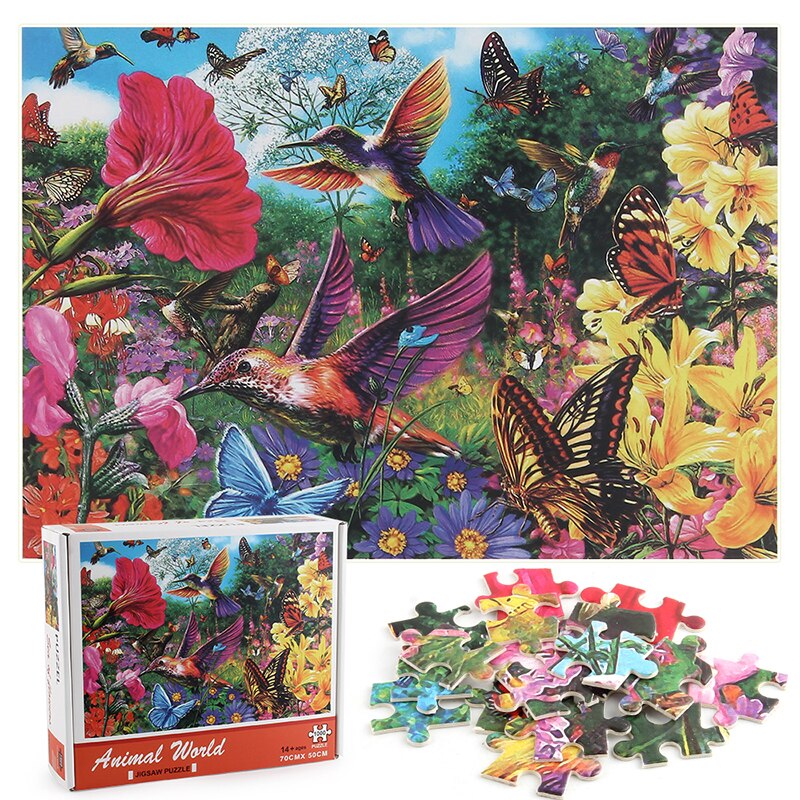 Kolibrie Tuin Puzzel 1000 Stuks Puzzel Voor Volwassenen Kids