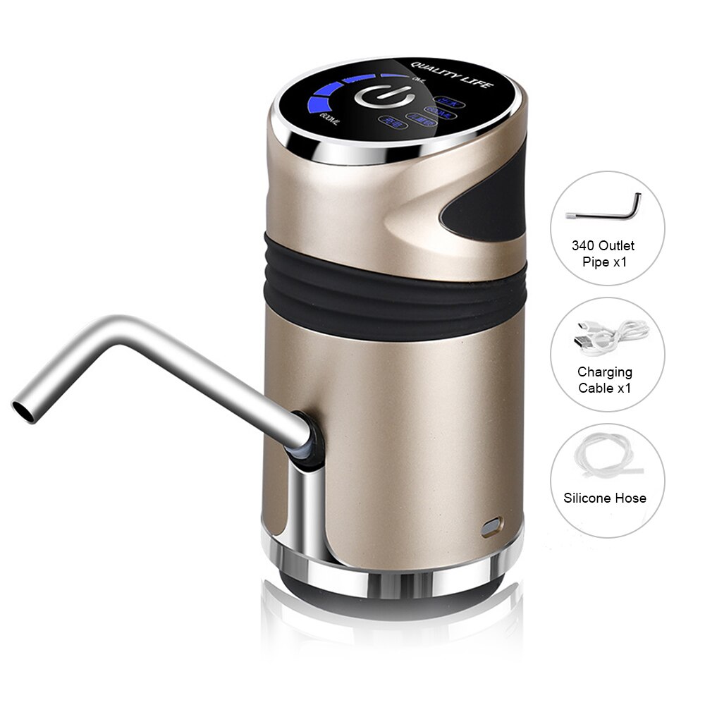 Automatic Electric Water Pump Button Dispenser Drinking Bottle Switch Smart For Home Office Water Pumping Device: G234889A