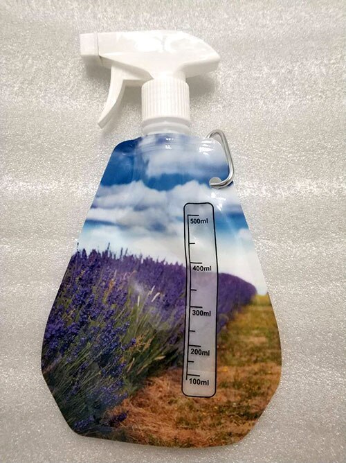 Pieghevole sacchetto di acqua di Plastica Multifunzionale Sacchetto di Acqua Nebulizzata per L'ambiente di Irrigazione A Spruzzo Rotante sacchetto di fiori spruzzatore borse: lavanda