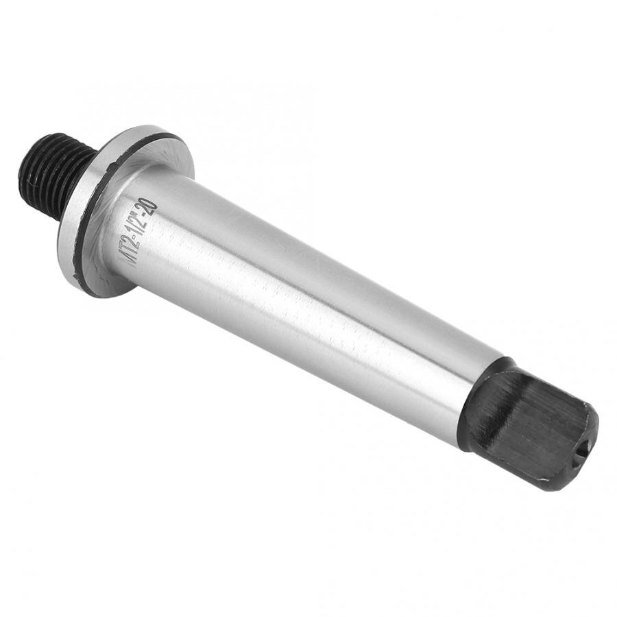 MT2 -1/2"-20 UK MT2 Morse Taper Shank Manganese Steel Boring Tool Drill Chuck Arbor Adapter Milling Machine Lathe Tool Holder