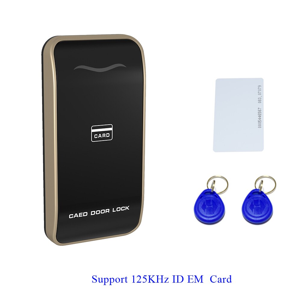 200 card capacity Password Code cabinet lock ID RFID EM IC card Cabinet lock for Cabinet door: Gold ID