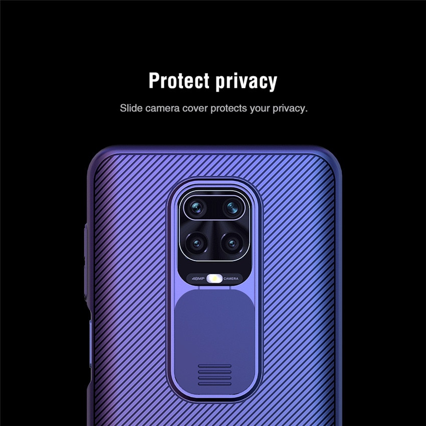 For Redmi Note 9 Pro Case NILLKIN Slide Camera Protection Case For Redmi Note 9 NOTE 9S Note 9 pro max Anti-skid Camshield