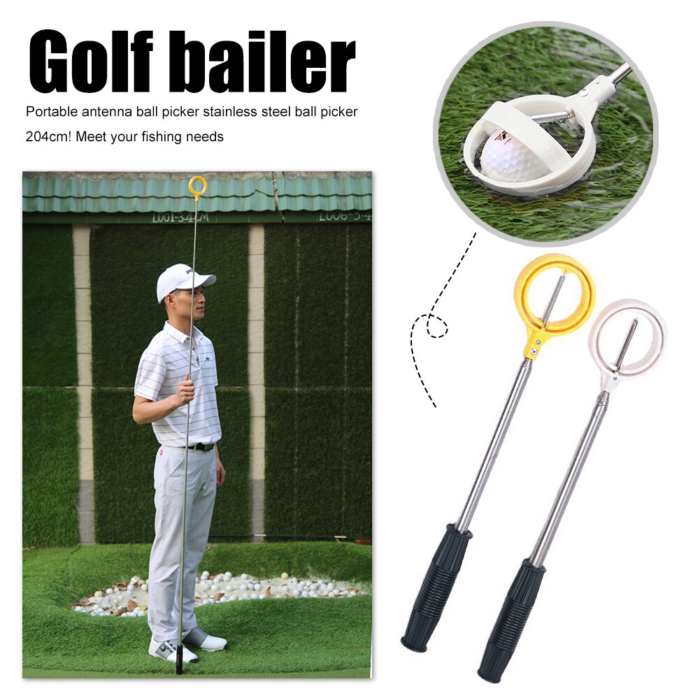 8 -osainen golfpallonnoutaja teleskooppinen golfpallo irrotettava poimintatyökalut kannettavat ulkoilutarvikkeet