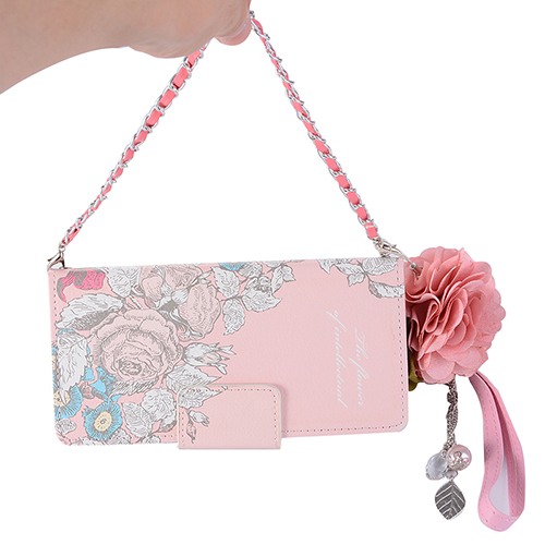 Abdeckung Telefonkasten Für Samsung Galaxy Note 8 N950F 6,32 "Flip Pu-leder Shell Luxus Rose Blume Holster Kette Tasche: Pattern F